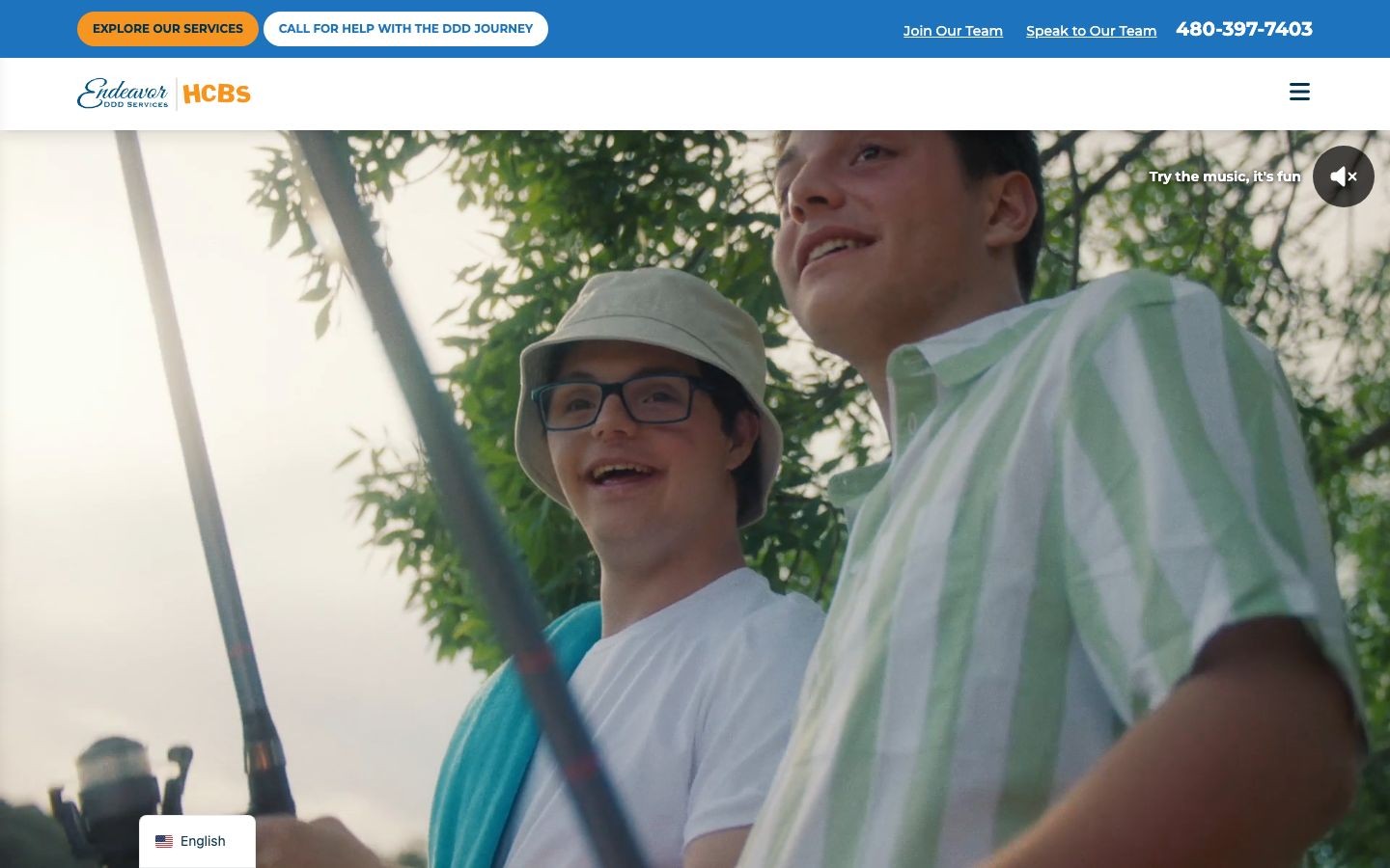 Endeavor DDD website supporting families, service providers, and developmental-disability services